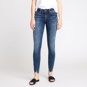 Elyse Mid Rise Skinny Jeans